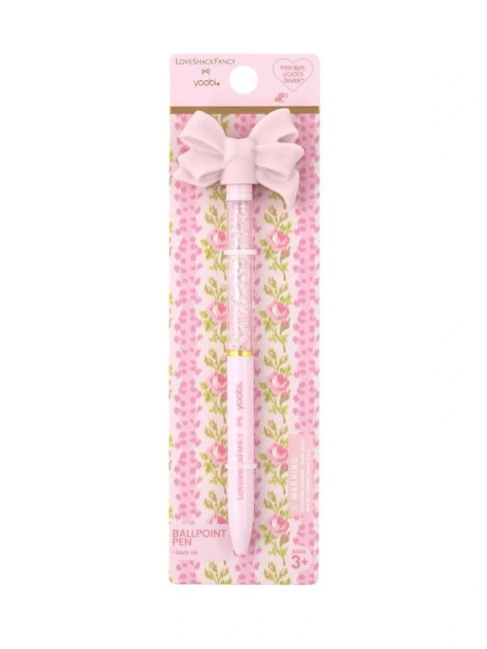 LoveShackFancy x Yoobi Ballpoint Pen, black